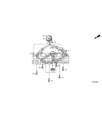 E-06 Боковая крышка Картер двигателя