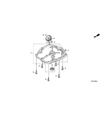 E-06 Боковая крышка Картер двигателя