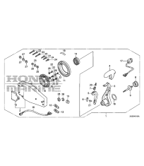 Fop-1-5 Flush Type Дистанционное управление монтаж сверху (левый)