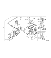 Fop-4 Single Type Дистанционное управление монтаж сверху (правый)