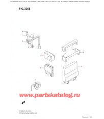 326E - Переключатель гидроподъёма / Блок управления двигателем (Df115Az: e01)