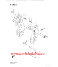 335D - Кронштейн транца (Df115Az: e11)