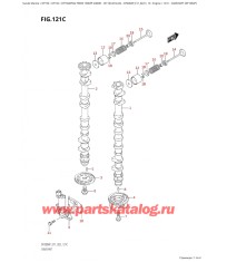 121C - Распределительный вал (Df150Ap)