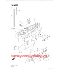 407E - Картер коробки передач ( (Df175At, Df150At) : (E01, E11, E40) )