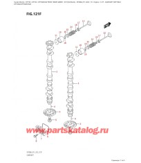 121F - Распределительный вал ( (Df150At,