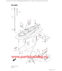 407J - Картер коробки передач ( (Df175At, Df150At) : 023)
