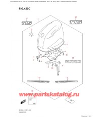 420C - Крышка двигателя (капот) (Df175Ap: 020)