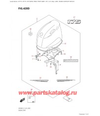 420D - Крышка двигателя (капот) (Df175Ap: 021)