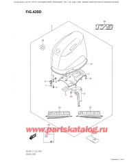 420D - Крышка двигателя (капот) ( (Df175At, Df175Az) : (021, 022, 023) )