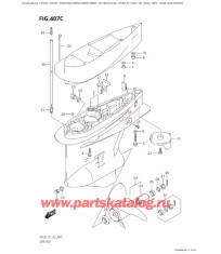 407C - Картер коробки передач (Df225T)