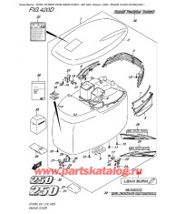 420D - Крышка двигателя (капот) (Df250A E40)
