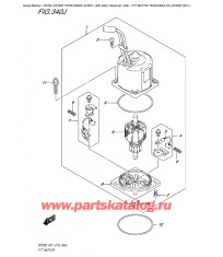 340J - Двигатель гидроподъёма Transom (X, xx) (Df250T E01)
