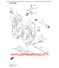 335J - Кронштейн транца Transom (X, xx) (Df250T E01)