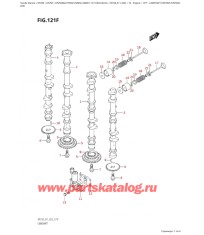 121F - Распределительный вал ( (Df250T, Df250Z) : 022)