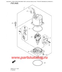 340L - Двигатель гидроподъёма Transom (X, xx) (Df250Z E01)