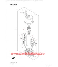 340B - Двигатель гидроподъёма (L-Transom)