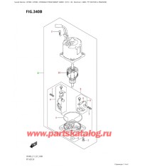 340B - Двигатель гидроподъёма (L-Transom)