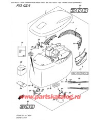420A - Крышка двигателя (капот) (Df300A E01)