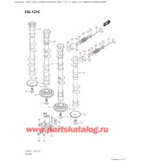 121C - Распределительный вал (Df300B, Df300Bmd)