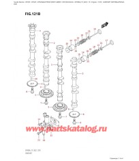 121B - Распределительный вал ( (Df350A, Df325A) : 022)