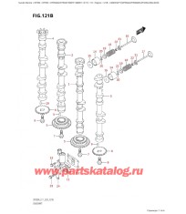 121B - Распределительный вал ( (Df350A, Df350Amd, Df325A) : (022, 023) )