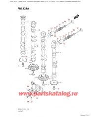 121A - Распределительный вал (Df350A, Df350Amd, Df325A)