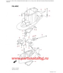 405C - Корпус вала передачи ( (Df350A, Df325A, Df300B) : Xx-