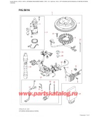 561A - Опции: электростартер (ручной Стартер) (Df9.9B: m-