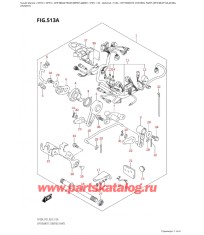 513A - Опции: Запчасти для дистанционного управления (Df9.9B, Df15A, Df20A,