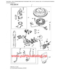 561A - Опции: электростартер (ручной Стартер) (Df9.9B P01)