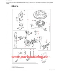 561A - Опции: электростартер (ручной Стартер) (Df9.9B: m-