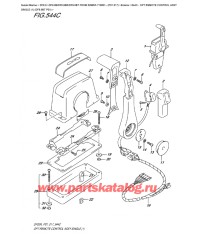 544C - Дистанционное управление в сборе, одинарное (1) (Df9.9Bt P01)