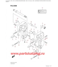 335B - Кронштейн транца (Df9.9Bt, Df9.9Bth, Df15Ath, Df20At,