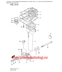 141A - Выхлоп Трубка (Dt40W P40) (Dt40W P90) (Dt40Wr P90) (Dt40Wk P40)