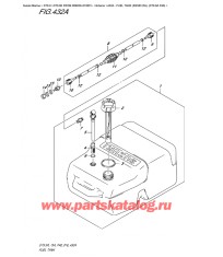 432A - Топливный бак (Resin: 25L) (Dt9.9A P40)